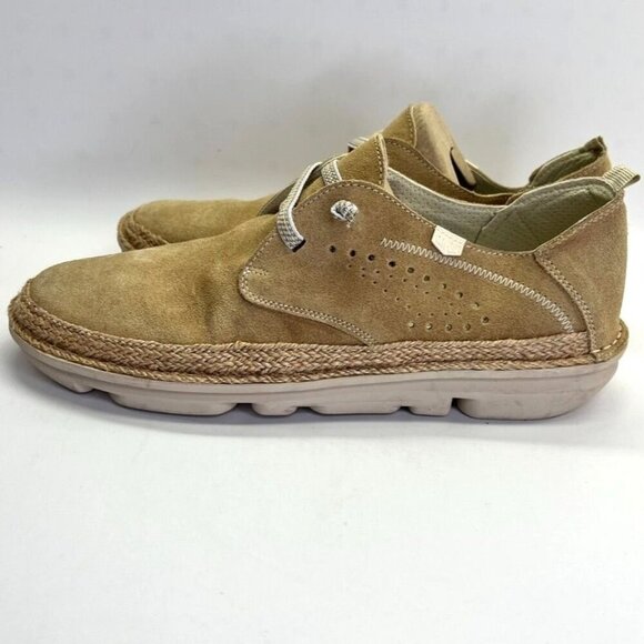 On Foot Silken Perforated Sneaker Women's Size 42 Brown Suede Casual Comfort - Picture 6 of 16